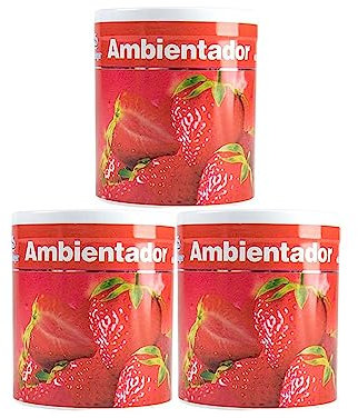 PLUS HOME ambientador de Gel Larga duración, frescor para la casa,habitación,Armario,etc,Fresa