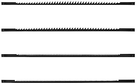 Carbon Steel Strong Hardness Fretsaw Blade Scroll Saw Blade High Toughness Fine Cut Craft With Pin 10/14/18/24 T For Woodworking