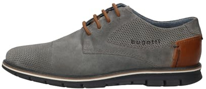 Bugatti Zapatos con Cordones para Hombre 331-9711k, Gris, 48 EU