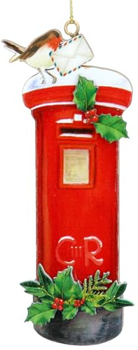 Gislea Graham London - Buzón con diseño de pájaro para árbol de Navidad