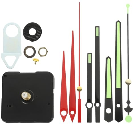 Angoily 1 Satz Quarz-Pendeluhr-Bewegungsmechanismus DIY-Reparaturteile Ersatz Mit Uhrzeigern Und Pendel Für Die DIY-Uhrreparatur
