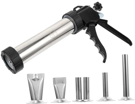TOPBATHY 1 Set Insaccatrice Per Salsicce Imbuto Di Corno Per Il Ripieno Di Carne Tubo Tritacarne Salame Tritacarne Elettrico Kit Per Il Parto Casa Utile Acciaio Inossidabile Suite Salsiccia