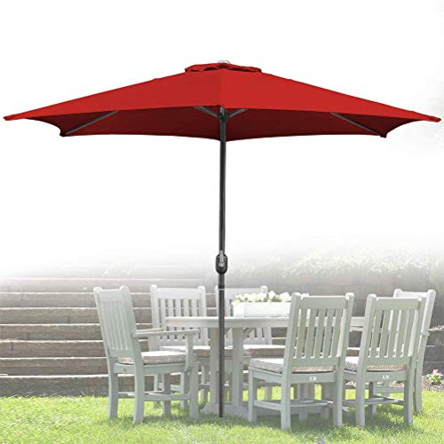 CMJSGG 3M Sonnenschirm für Garten, Strand, Outdoor, Terrasse, Bananenschirm, Sonnenschutz, Aluminium, faltbar, höhenverstellbar, Kurbel mit Kurbel, Balkonschirm, UV-Schutz 40+,