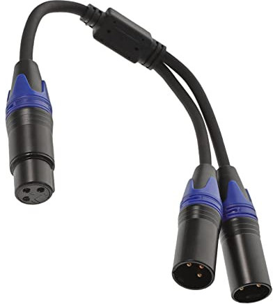 ibasenice Xlr-stecker Buchse Xlr-kabel Für Mikrofon Zubehör Mit Robuster Und Versilberten Steckern Für Störungsfreien