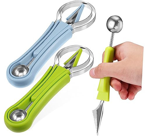 Anneome 2set Utensili Per Per Scavare e Affettare Anguria Design Per e Fruttivendoli Colori e Facile