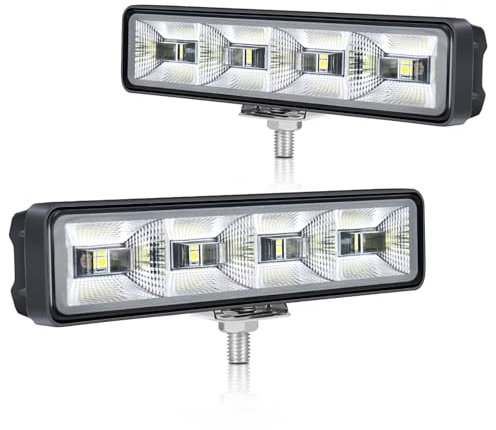 Fxlpower 2 pezzi 25W Faro di Retromarcia 9-80V Faro da Lavoro LED, Impermeabile IP65 Proiettore a Fascio Largo per Auto, Gradini di un camion, Pickup, Trattore, ATV, Moto