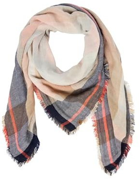 camel active Damen Schal aus einem Baumwollmix