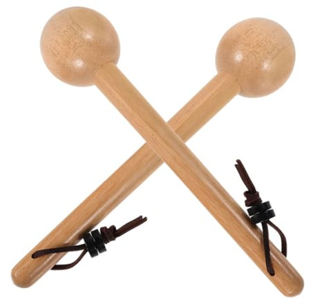 PRETYZOOM 2Pcs Wooden Baseball Glove Mallet with Ergonomic Grip for Softball Catchers Gloves Heavy Hammer for Shaping and Protecting Mitts Portable Tool for Baseball Players