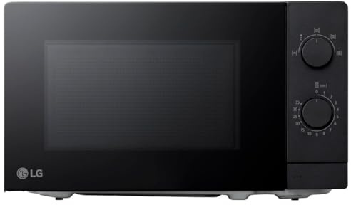 LG MS2082H - Microondas, 20 L, 700W, 5 Niveles de Potencia, Función Descongelado, Interior Fácil de Limpiar, Bloqueo Infantil, Compacto y Seguro, Blanco