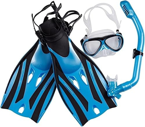 Undervattensnorkelmask, snorklingsrör, dimglasögon, dykfenor, snorklingsset, säker professionell simningsutrustning (White-Style, S)