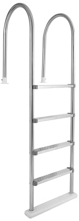 Blue Wave Premium Stainless Steel in-Pool Ladder for Above Ground Pools