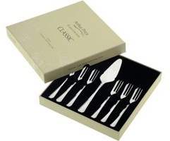 Arthur Price Classic Grecian Set of 6 Pastry Forks