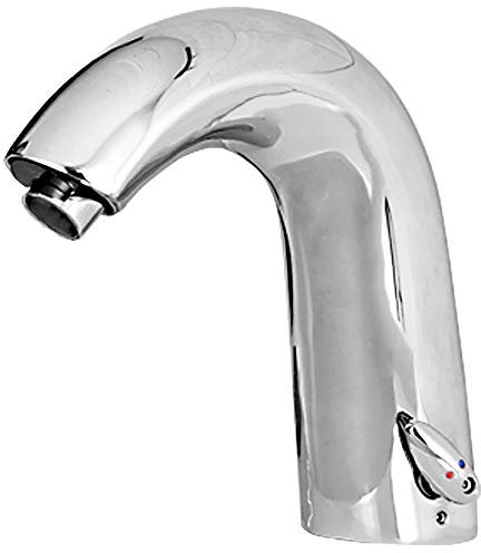 Sanlingo - Rubinetto design infrarossi con miscelazione automatica acqua calda-fredda, cromato