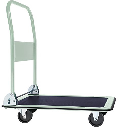 tectake® Plattformwagen, Transportwagen klappbar, Transportroller, Rollwagen Metall, Wagen Transporter Transporthilfe, Montagewagen, Schiebewagen, Transport Trolley, Klappwagen (Typ 1 | no. 400759)