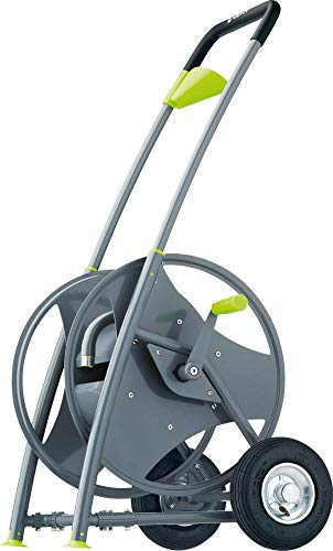 GEKA plus Schlauchwagen P40 (für Trinkwasser, Gestell pulverbeschichtetes Stahlrohr, Anschlüsse G 3/4, Luftbereifung, Halterung für Geräte) 42.8502.9