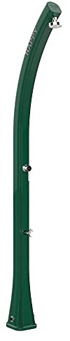Doccia solare Happy Verde scuro con Lavapiedi Arkema Design H120/6016