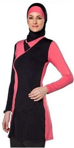 TianMai Neue Muslimische Bademode Muslim Islamischen Bescheidene Full Cover Badebekleidung Modest Swimwear Beachwear Burkini für Frauen (5-3, Int'l L (EU-Größe 38-40))