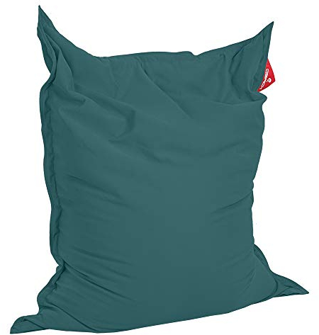 QSack Sitzsack Indy, mit Inlett und schadstoffgefprüfte EPS Toxproof Mikroperlen, 140 x180 cm Indoor Sitzsack XXL, Neu (Petrol)