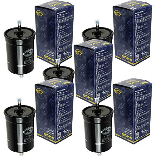 QR-Parts Set 85579513 ST 314 5x Original SCT Kraftstofffilter Fuel Filter