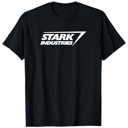 Marvel Iron Man Stark Industries Logo Maglietta