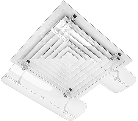 Witforms / Square - Adjustable AC air Deflector Suitable for Central air conditioner's Square outlets. Enhance Cooling and Heating Circulation