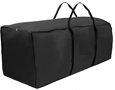 tifee Aufbewahrungstasche Schutzhülle, Schutzhülle für Auflagen Wasserabweisende Gartenpolster Aufbewahrung Tasche für Weihnachtsbaume Polsterauflagen Schutzhülle wasserdicht (122x39x55cm)