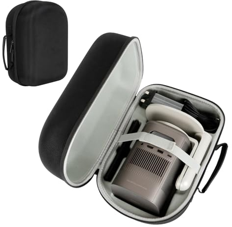 XINGFUDAO Hard Carrying Case Compatible with XGIMI MoGo 2/MoGo 2 Pro Mini 1080P Portable Projector, Suitable for Multi-Angle Stand and Charging Accessories, Waterproof and Scratch-Resistant, Black