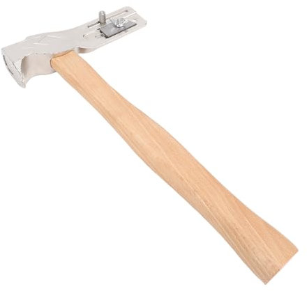 Magnetisches Dachbeil, Karbonstahl-Schindelhammer mit Holzgriff, Leichte Konstruktion, Präzises Schneiden, Nagelziehen für die Dachreparatur