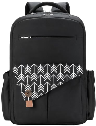 Sac à dos à langer de grande capacité pour femme, sac à langer double