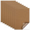 Lot de 8 plaques de liège 1 mm - Autocollants - En liège - Tapis en liège - Dessous de verre - Plaques en liège pour le mur - Pour sols faits à la main - Dessous de verre - 29,7 x 21 cm