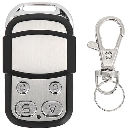 Garagentor Fernbedienung kompatibel mit Mhouse/MyHouse TX4 TX3 GTX4, 433.92 MHz, 4 Tasten, Schwarz, ABS, mit LED-Anzeige