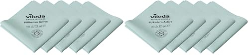 Vileda Professional Bayeta Purmicro Active Verde 5 Unidades (Paquete de 2)