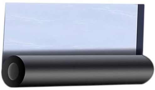 Rotolo Patch di Asfalto per Tetto, Guaina Bituminosa Autoadesiva, Nastro Sigillante Impermeabile, Nastro Adesivo Resistente all'acqua per Perdite Tetto, Fessurazioni Superficiali(0.5x15m)