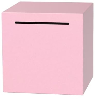 JYARZ Alcancía De Acero Inoxidable Gran Diámetro con Forma Cerdito Y Caja Ahorro For Monedas(Pink)