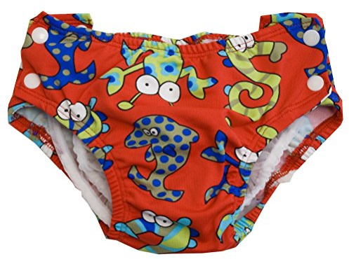 Popolini Sea Monsters Schwimmwindel, Größe S (3-9 kg)