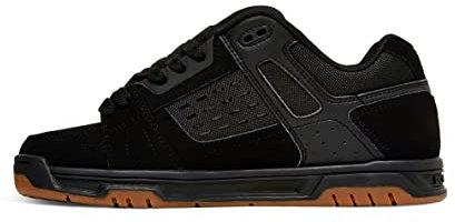 DC Shoes Herren Stag Schuh, Black Gum, 44 EU
