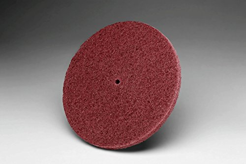 Scotch-Brite 05300 High Strength Disc, 12 x 1/2 A VFN, Maroon