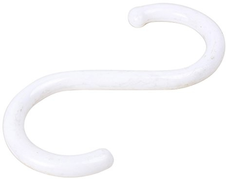 sourcing map 4Stk Plastik S Form Haken Hanger Verschluss für Kleiderschrank Haus Organization de