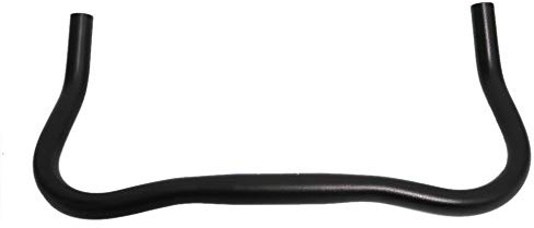 UPANBIKE 25.4mm 37cm Bullhorn Riser Bar for Fixed Gear Bike Bicycle Alloy Handlebar Black