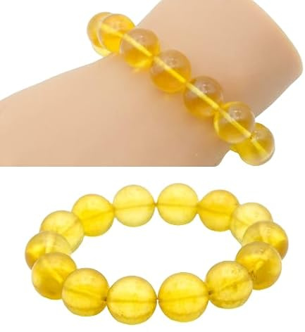 Bernstein Armband transparent gelb echter Bernstein Gummiband