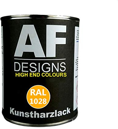 1 l Kunstharz Lack Buntlack Kunstharzlack RAL1028 | 1 l Kunstharz Lack Buntlack Kunstharzlack RAL1028