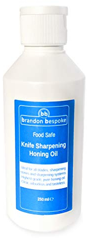 Honing Oil - Knife Sharpening Oil - Food Safe - Oil 250ml | Ideal for All Blades, Sharpening Stones & Sharpening Systems