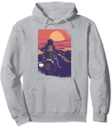 Chopper Motorbike Riding Pullover Hoodie