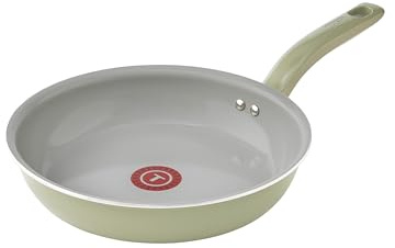 T-fal Recycled Ceramic Nonstick Fry Pan 12 Inch Oven Safe 350F Pots and Pans, Cookware Green