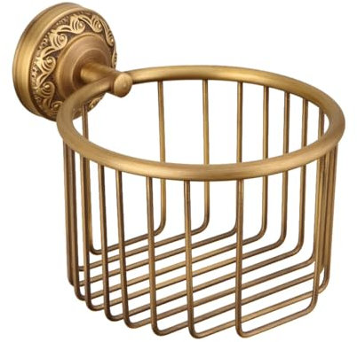 Ciieeo Porte-Rouleau De Papier Toilette Vintage en Fil De Fer Raffiné pour Accessoires De Salle De Bain