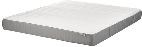 Beliani 7 Zonen Latexmatratze 180x200 cm hart Abnehmbarer Bezug grau/weiß Fantasy