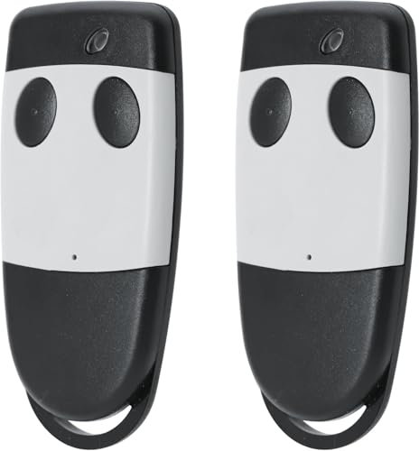 Effdrdfs Telecomando Cancello, Telecomando Porta Garage 433,92MHz, Telecomando per Cancelli 2 Canali, Compatibile con Telecomandi S449 QZ2, S449 QZ4, 2 Pezzi