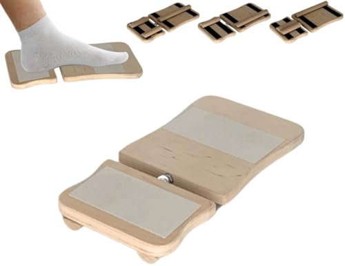 Cawi Gleichgewichtstrainer – Stabilisationsboard für Fuß- und Beinachsentraining – Rutschfestes Balance Board zur Fußkräftigung – Made in EU