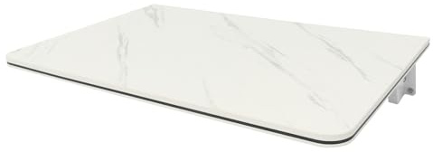 UHDUIG Wandklapptisch Klappbarer Schreibtisch für Zuhause und Büro Platzsparender weißer Wandtisch 60x40 cm – Ideal für kleine Räume und Flexible Nutzung