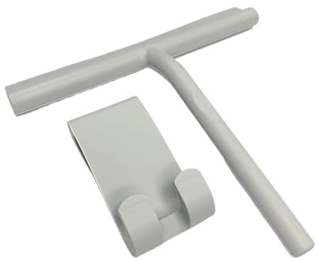 FonHNDG Raclette de Douche, grattoir for vitres, essuie-Glace, Cintre, Nettoyage des sols, des fenêtres, de l'eau, Miroir Mural avec poignée pour fenêtre, Miroir(Grey)